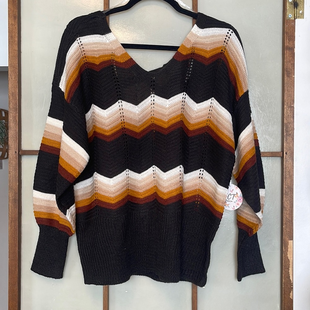 Full Circle Trends 70s Inspired Sweater